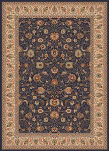 ISPHAHAN RUG  NAVY DESIGN 77859