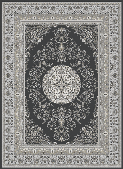 ISPHAHAN RUG ANTHRACITE DESIGN 77919
