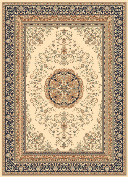 ISPHAHAN RUG  IVORY DESIGN 77919