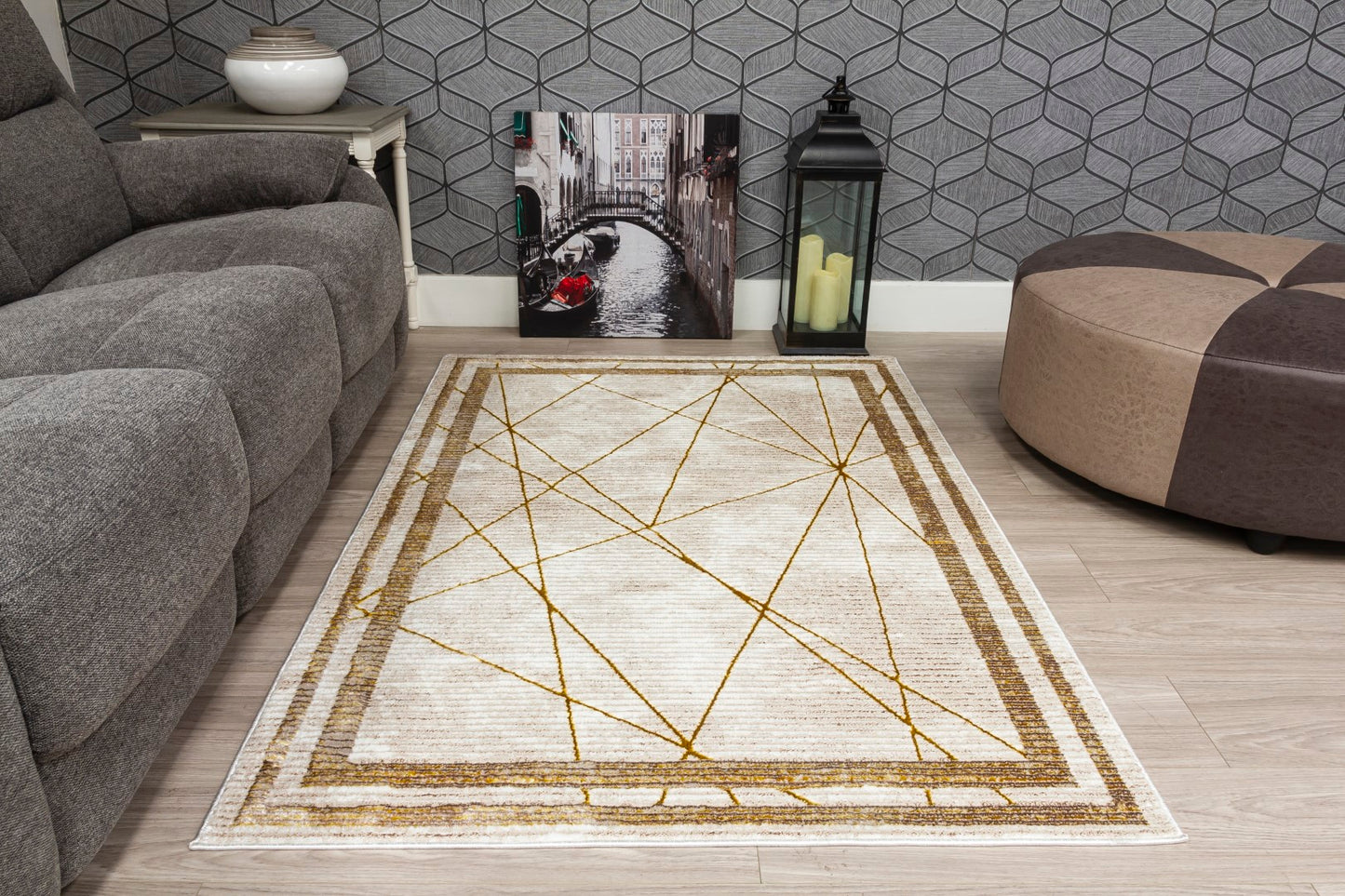 GLITZ ART DECO OCHRE