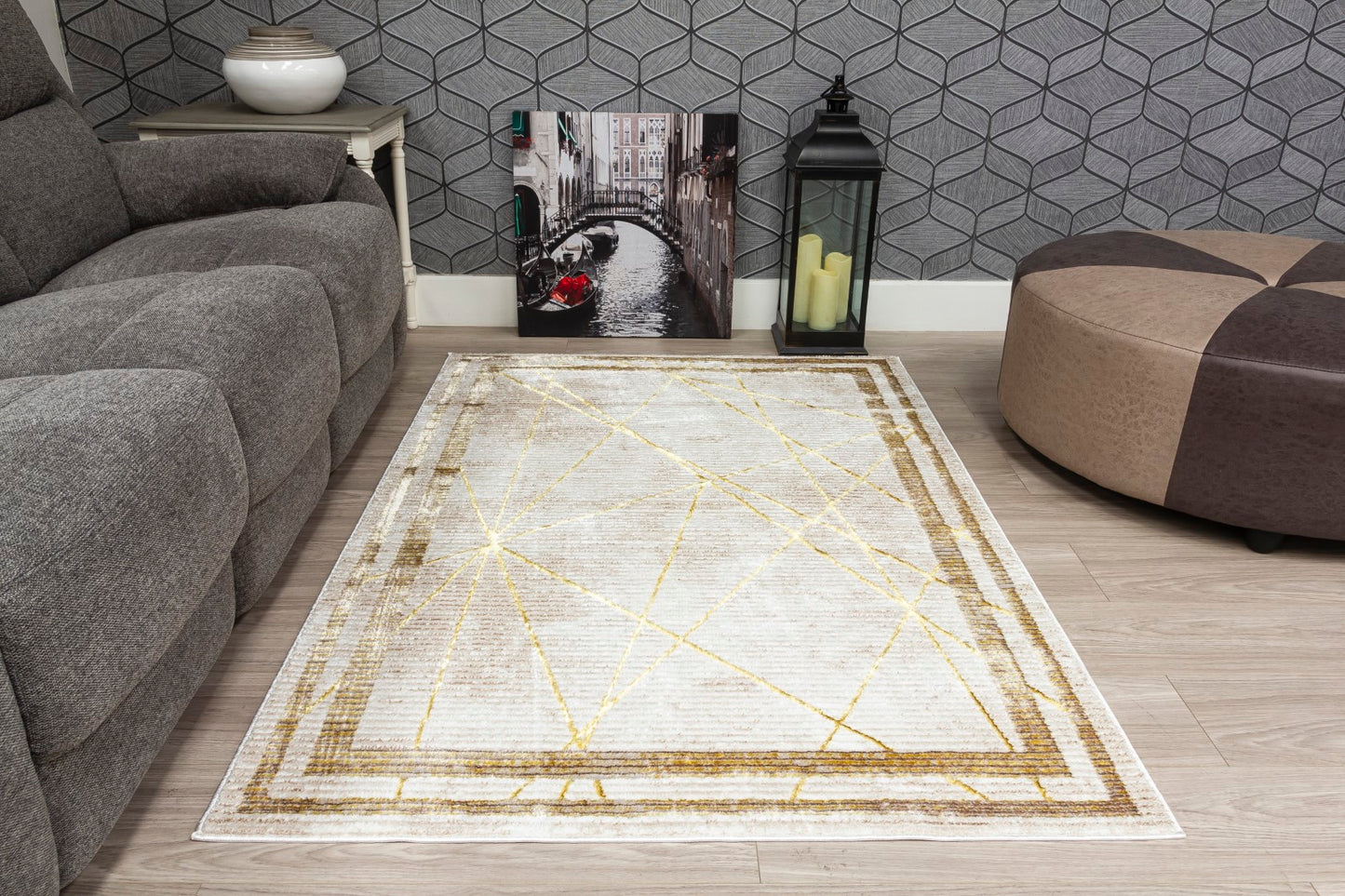 GLITZ ART DECO OCHRE