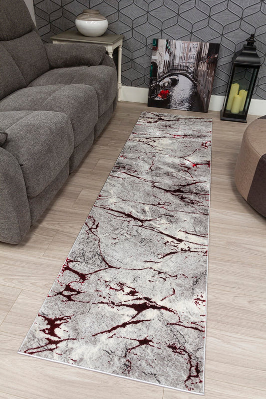 GLITZ MARBLE RUNNER RED