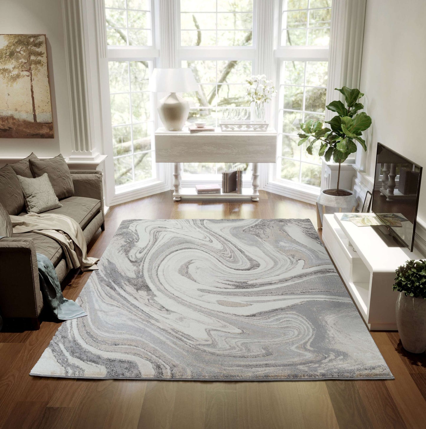 Marble Seascape Grey