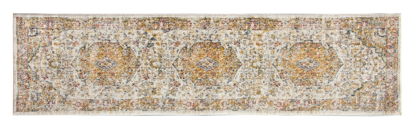 BOHO MEDALLION RUNNER NATURAL