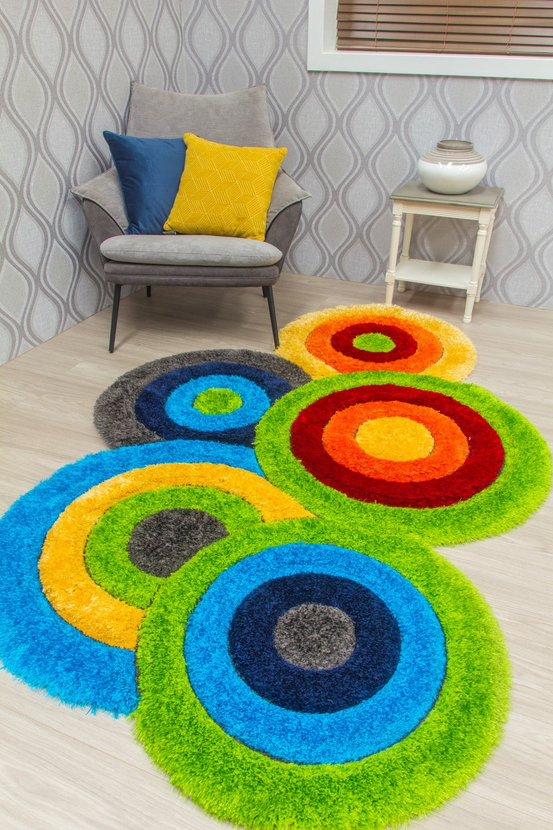 Doodle Target Rug