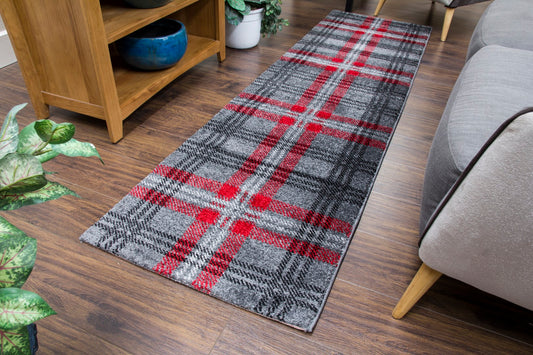 Glendale Hall Runner Red