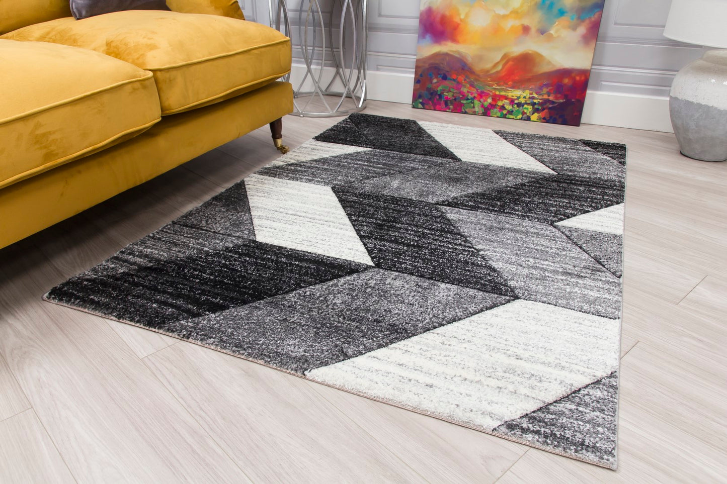 Impulse Chevron Colour Grey
