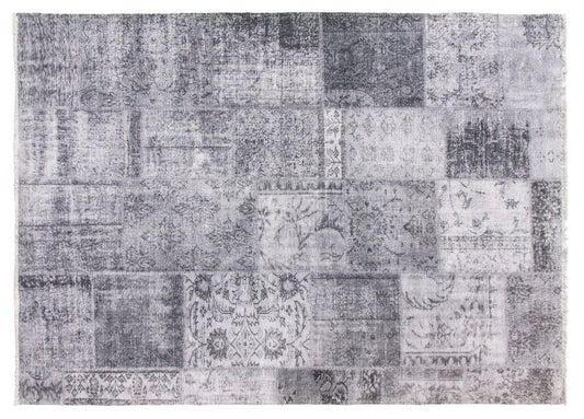 MODENA PATCHWORK GREY NON SLIP  WASHABLE