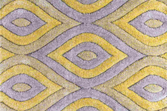 Teardrop Rug - Yellow