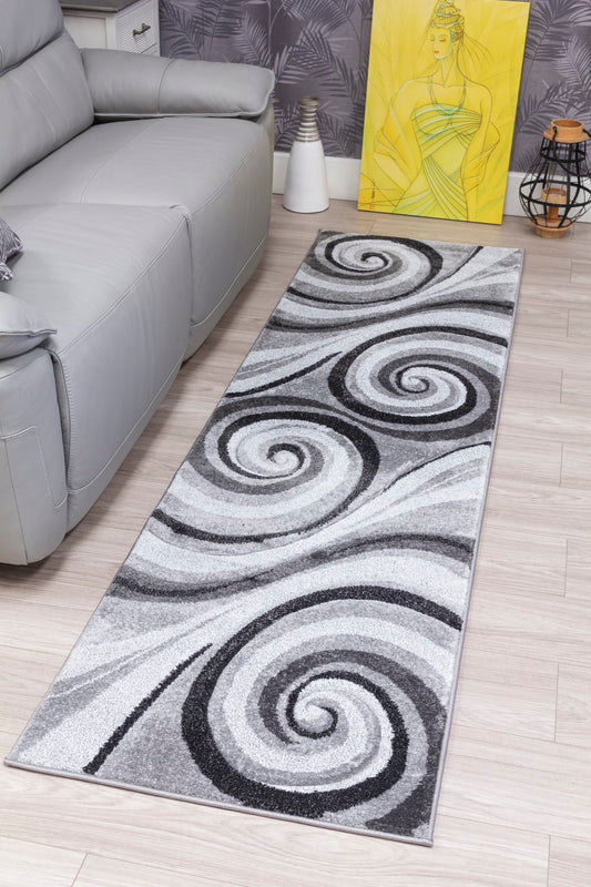 Samba swirls Runner Grey