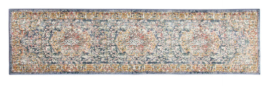 BOHO MEDALLION RUNNER  BLUE