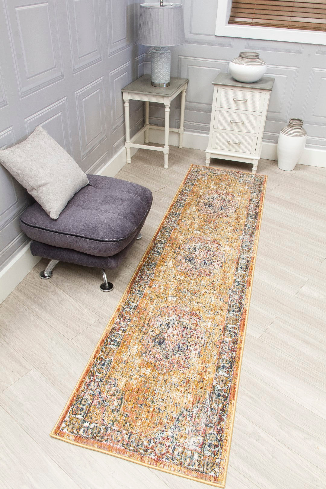 BOHO MEDALLION RUNNER OCHRE