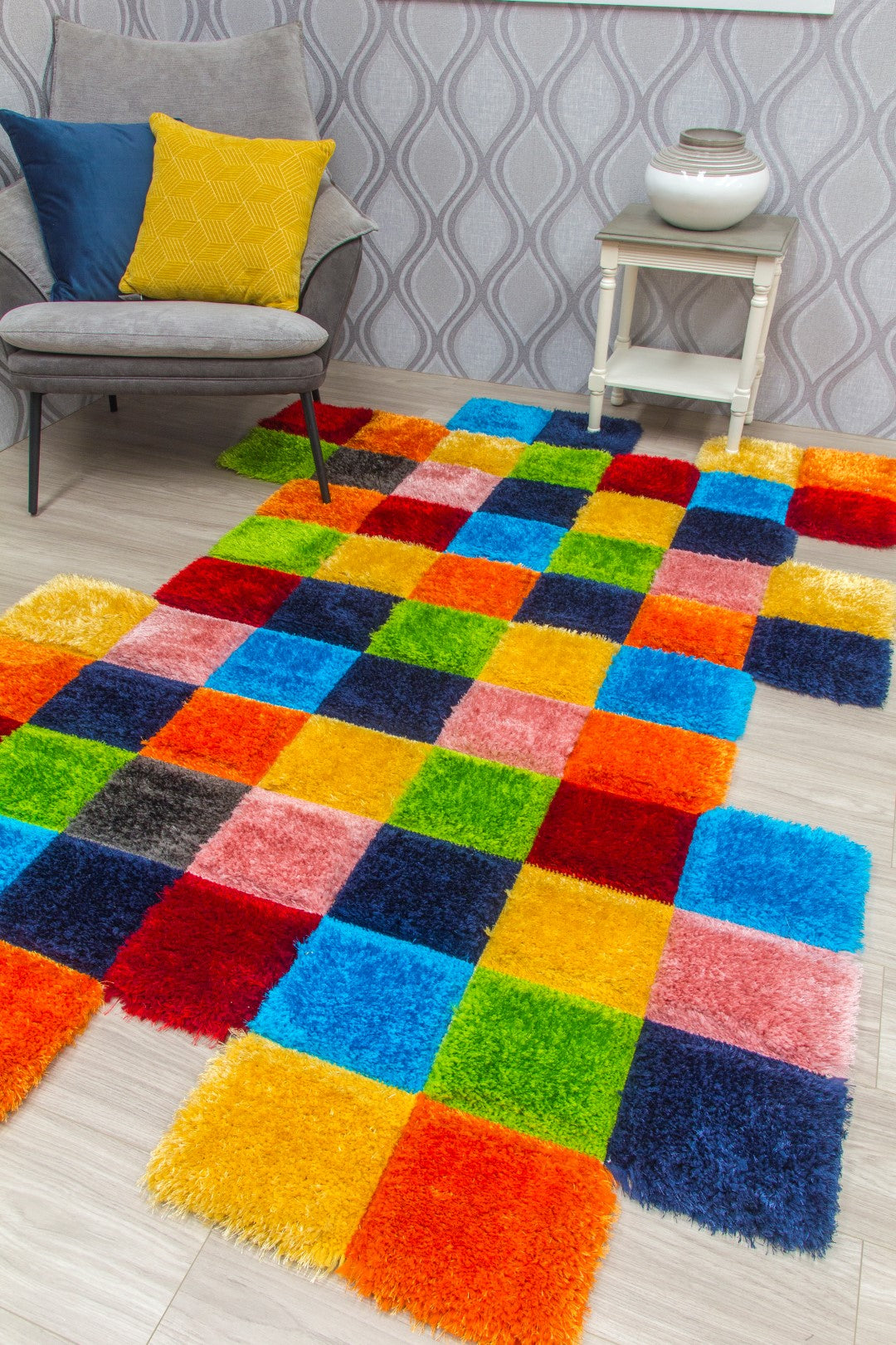 Doodle Pixels Rug