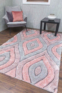 Teardrop Rug - Pink