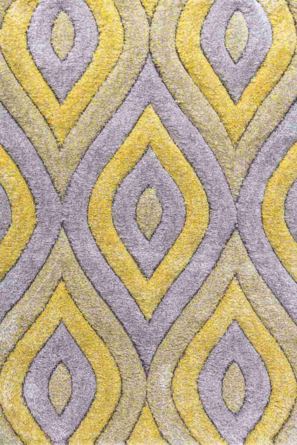 Teardrop Rug - Yellow